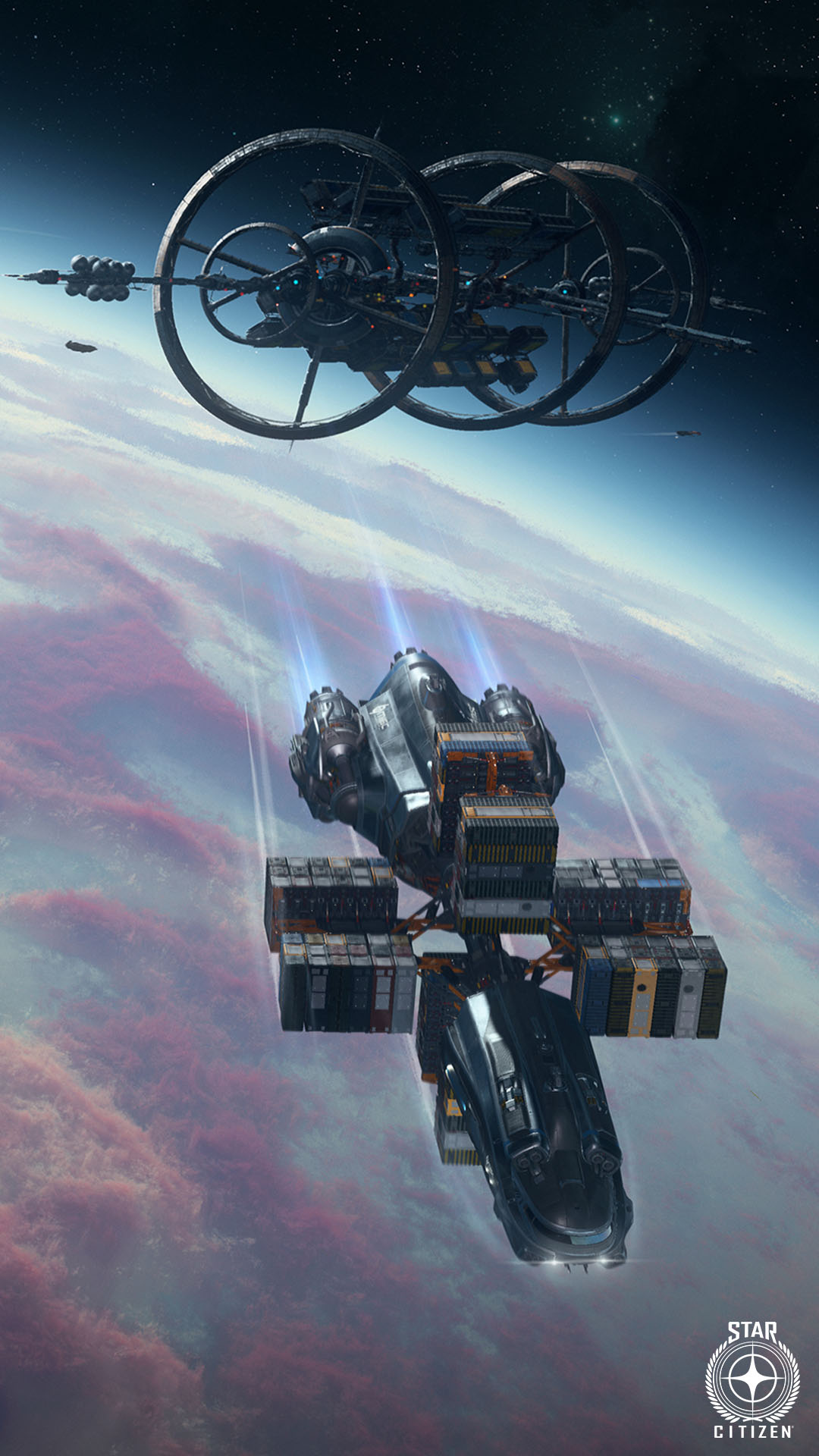 Star Citizen hauling career - transport cargo across the galaxy for profit